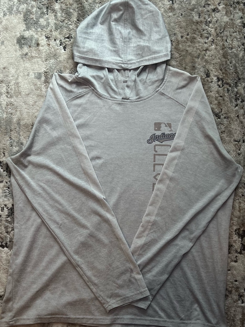 Majestic Men's Heather Gray Lightweight Hoodie